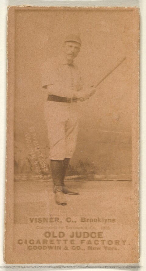 Old Judge Cigarette Brooklyn Baseball Card
