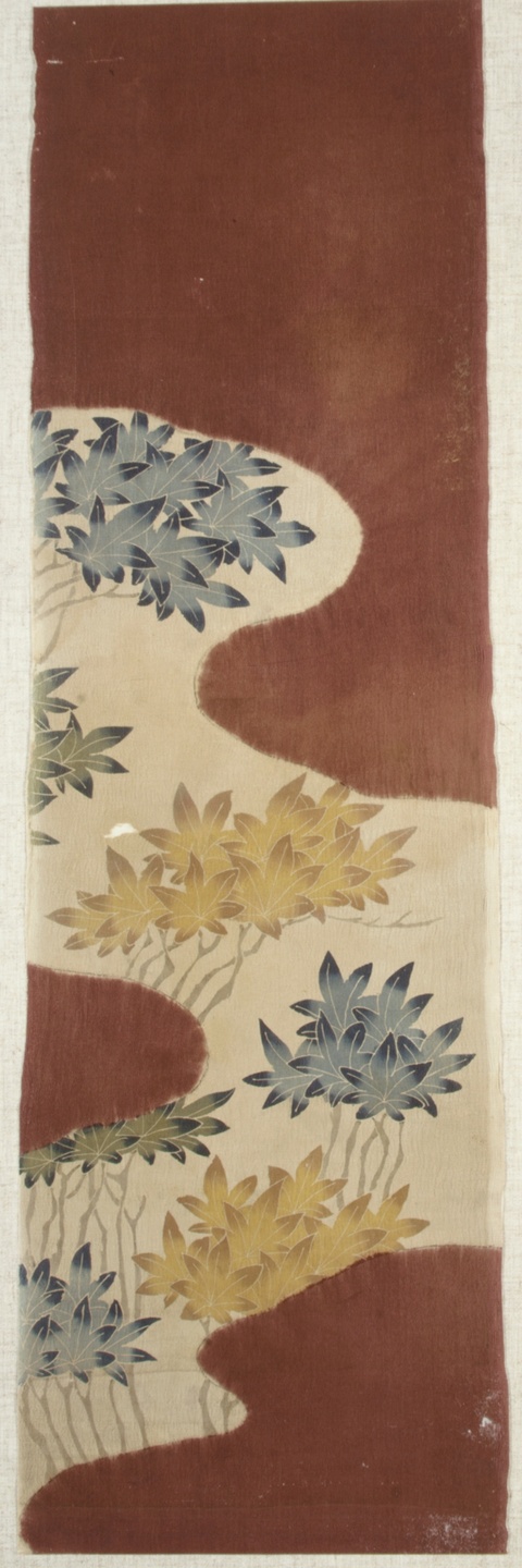 Maple Leaf Scroll Painting