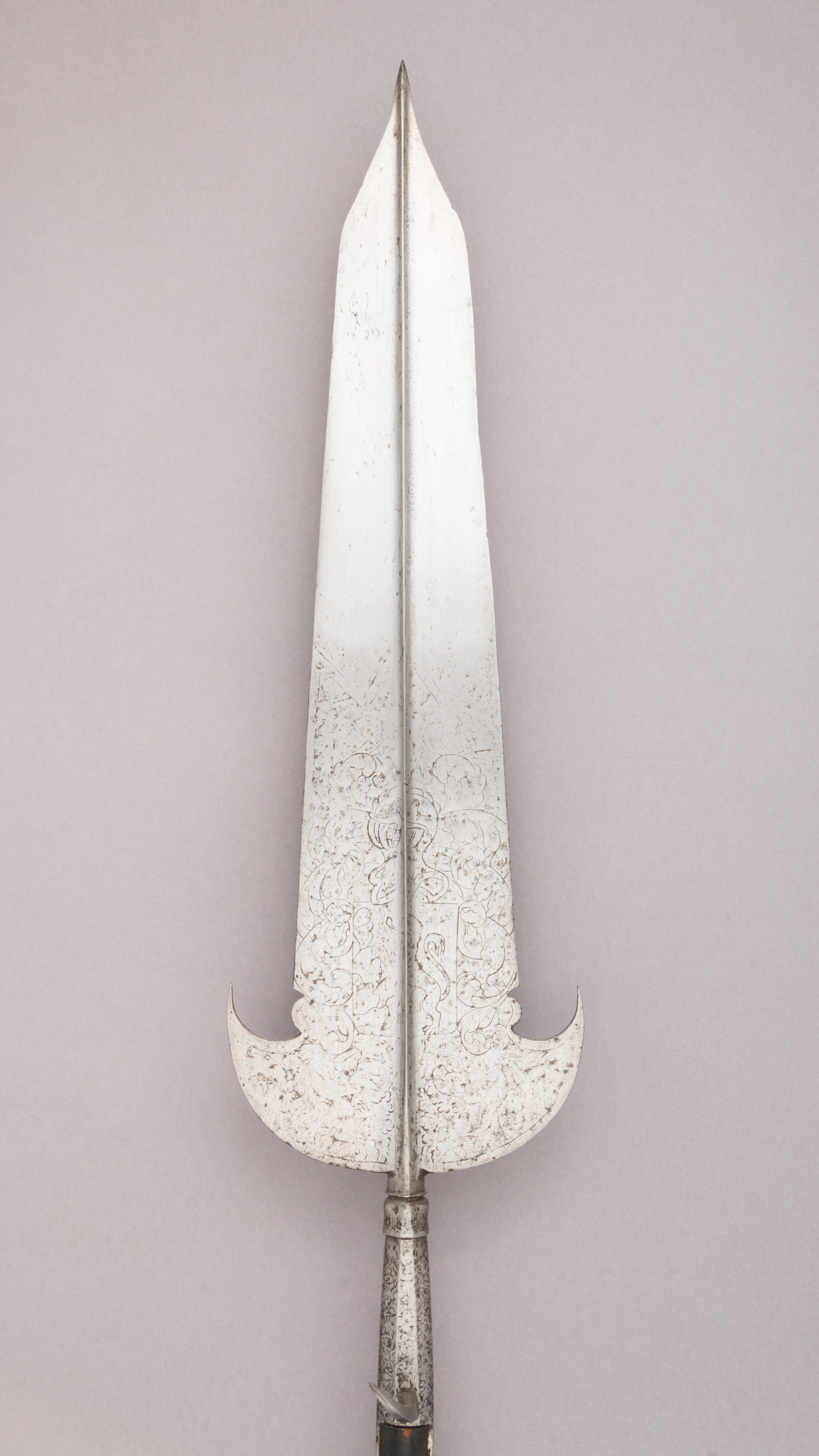 Engraved Partizan Spear Head