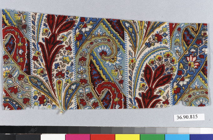 Paisley Pattern Antique Textile Fragment