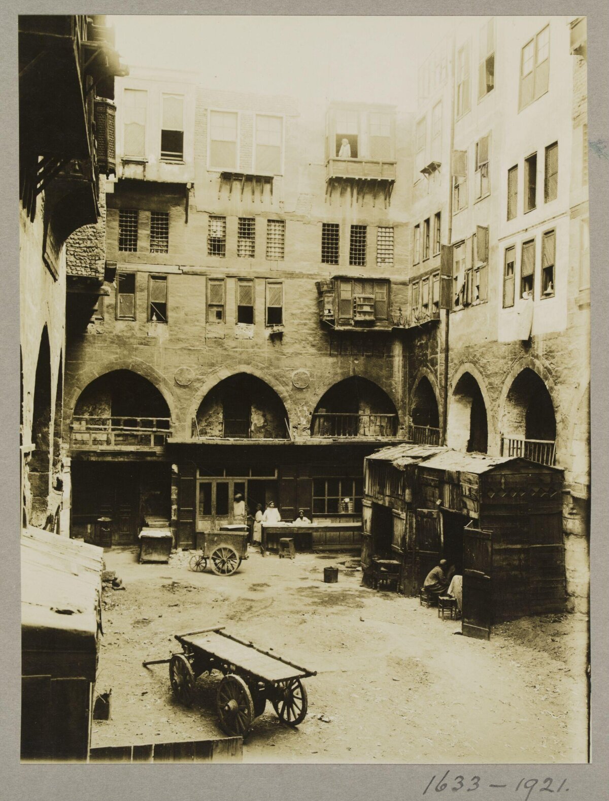 Vintage Historic Arched Courtyard