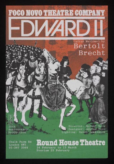 Edward II Theatre Play Poster