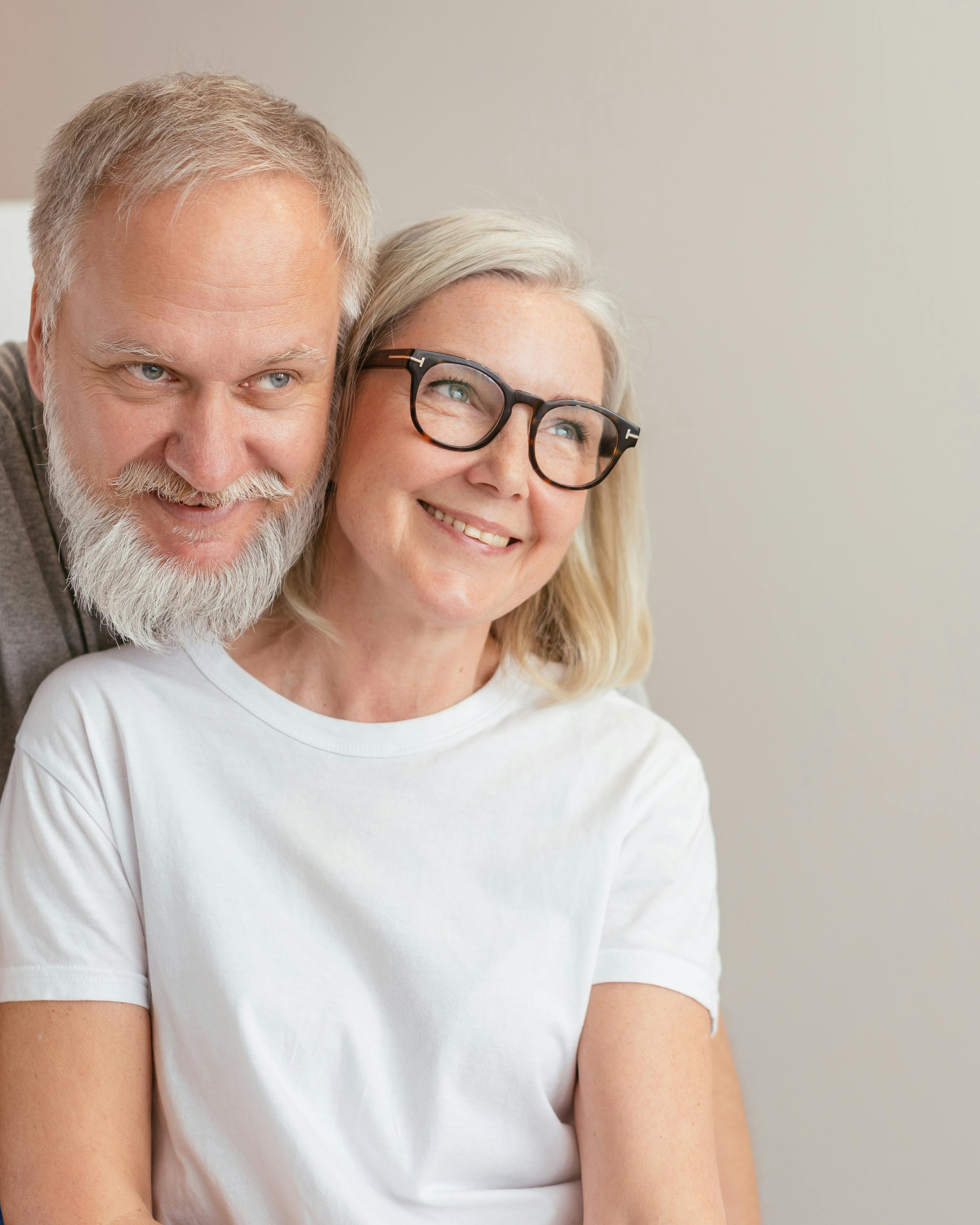 Smiling Senior Couple Portrait