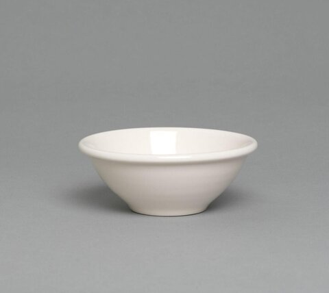Plain White Ceramic Bowl
