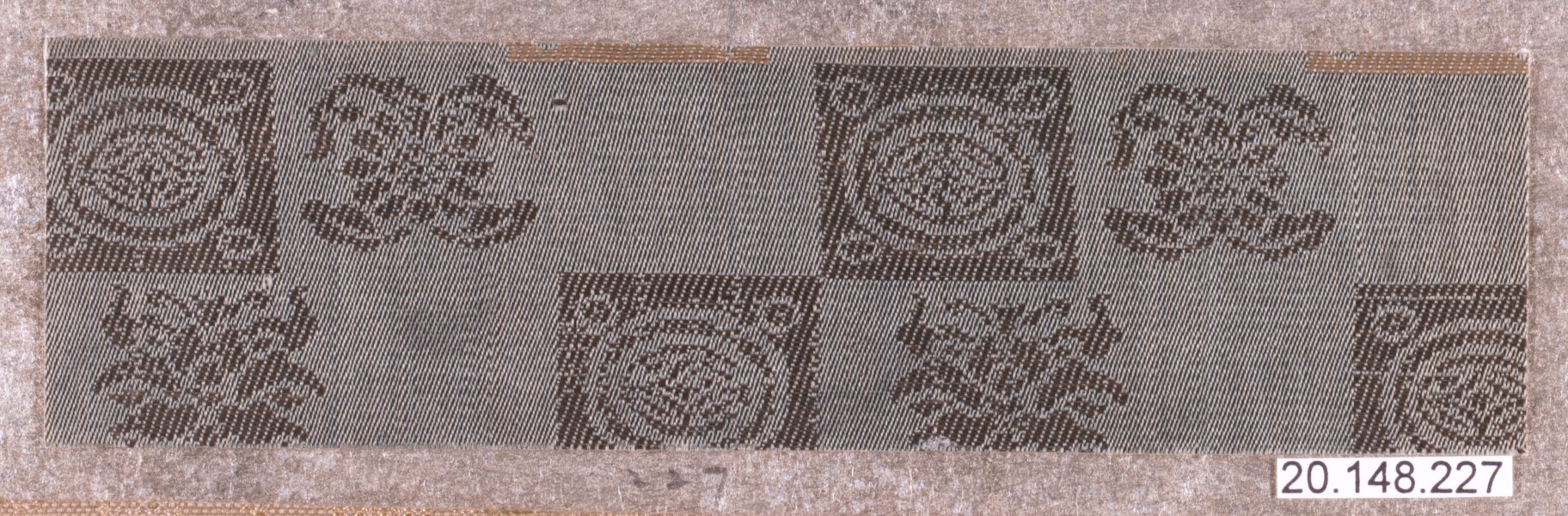 Patterned Woven Textile Fragment