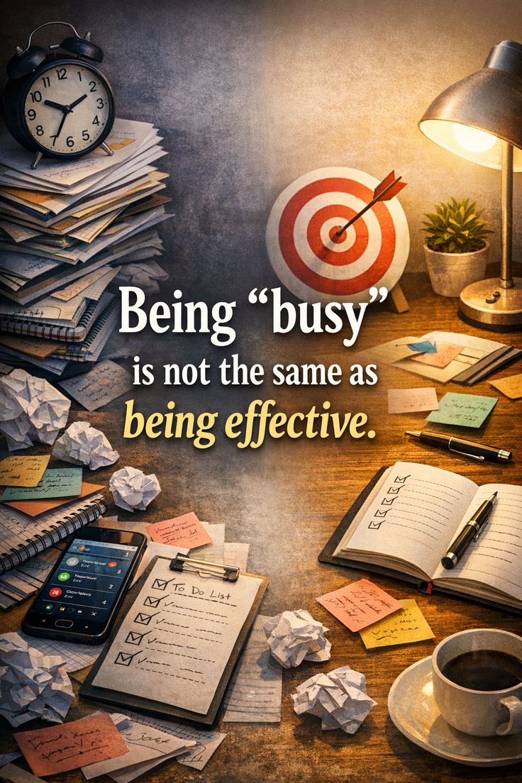 Being Busy vs Being Effective Quote