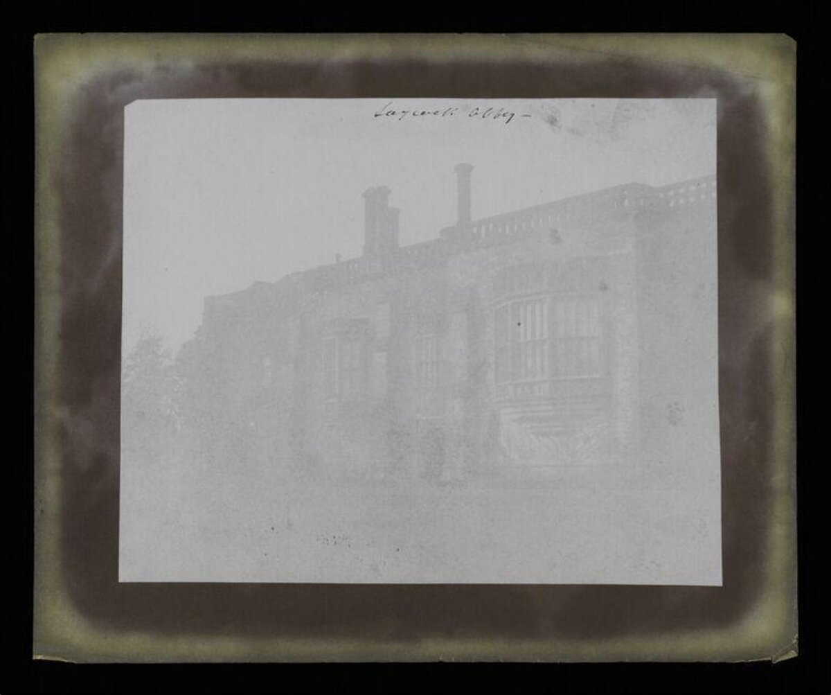 Faded Photo of Lacock Abbey