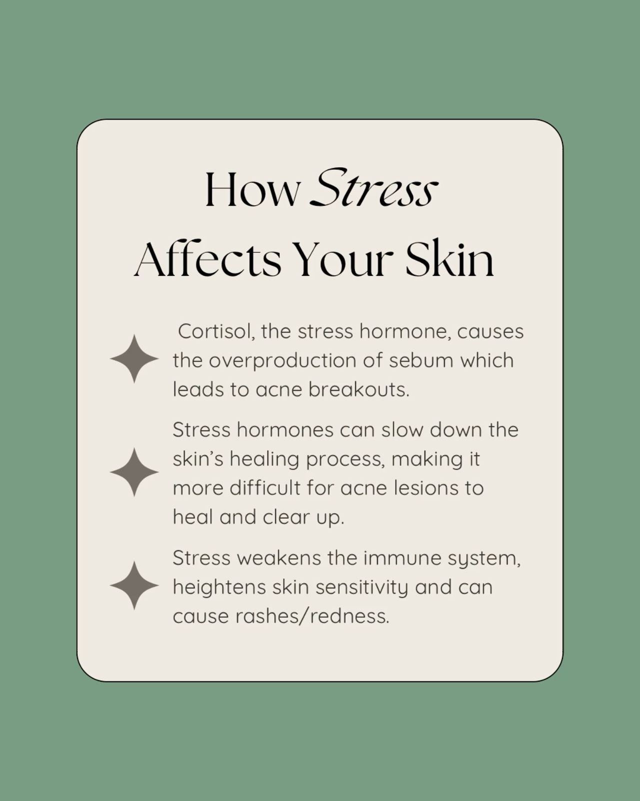 How Stress Affects Your Skin