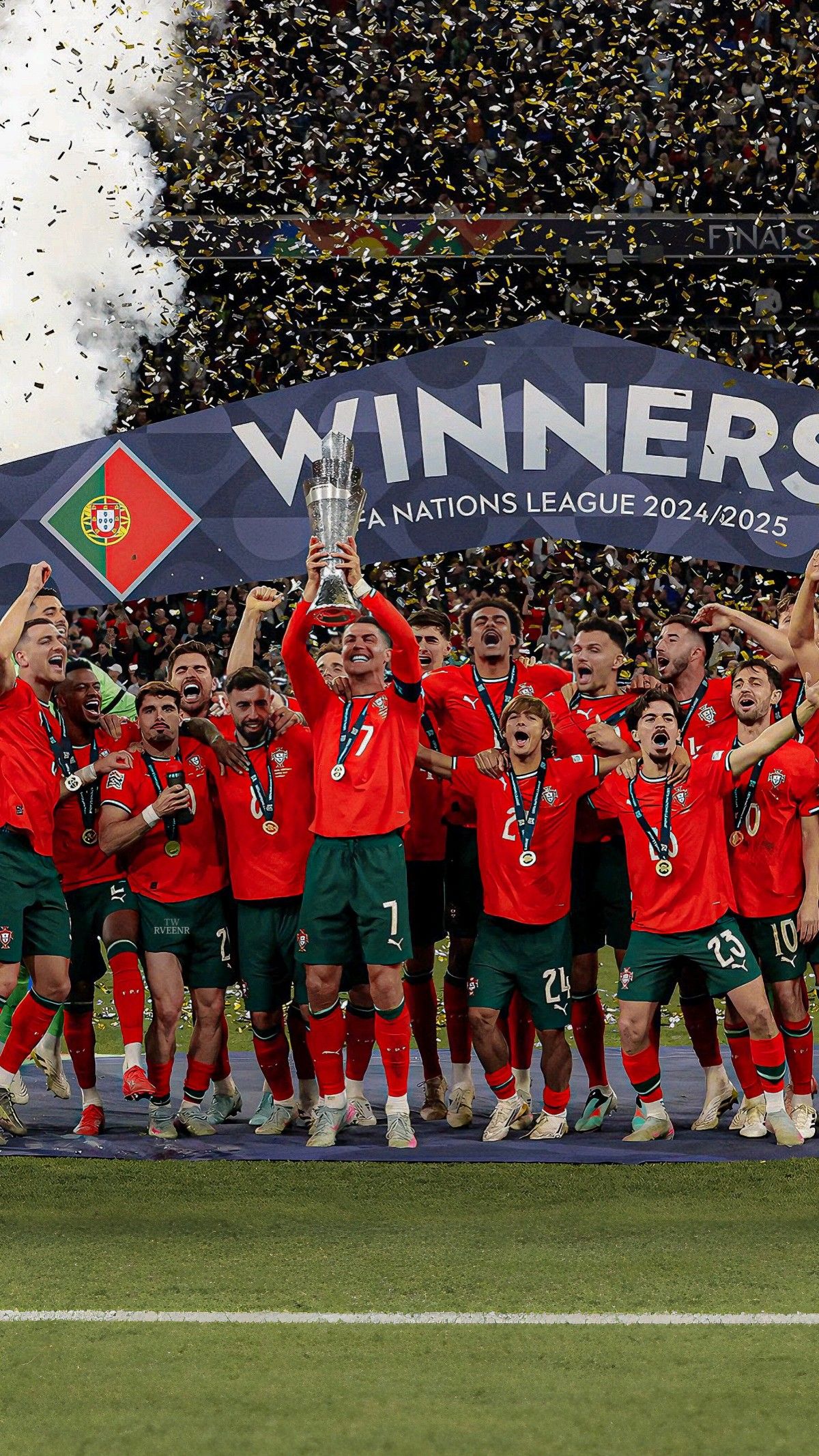Portugal 2024/25 Nations League Victory Celebration