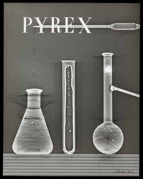 Pyrex Laboratory Glassware Artwork