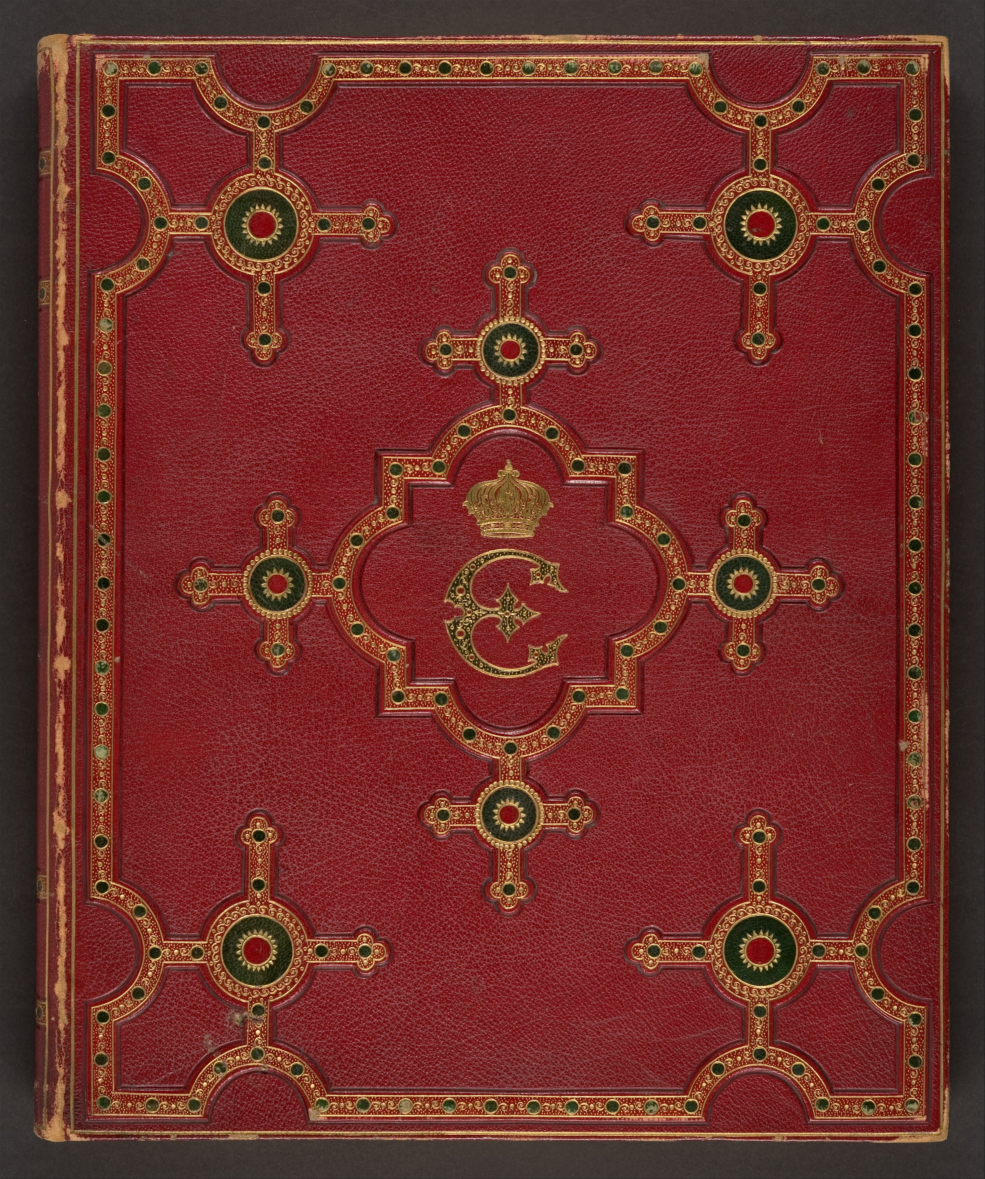 Ornate Royal Monogram Book Cover — Book Covers