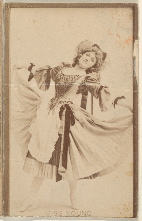 Vintage Portrait of Miss Young