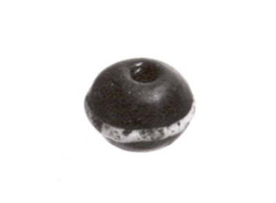 Black Stone Bead with White Band
