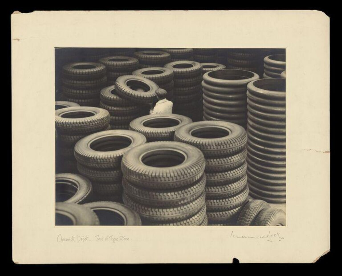 Stacked Tires at Chiswick Depot