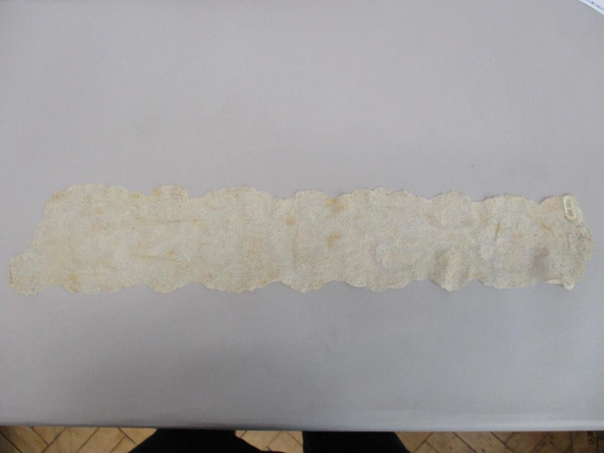 Antique Handmade Lace Strip