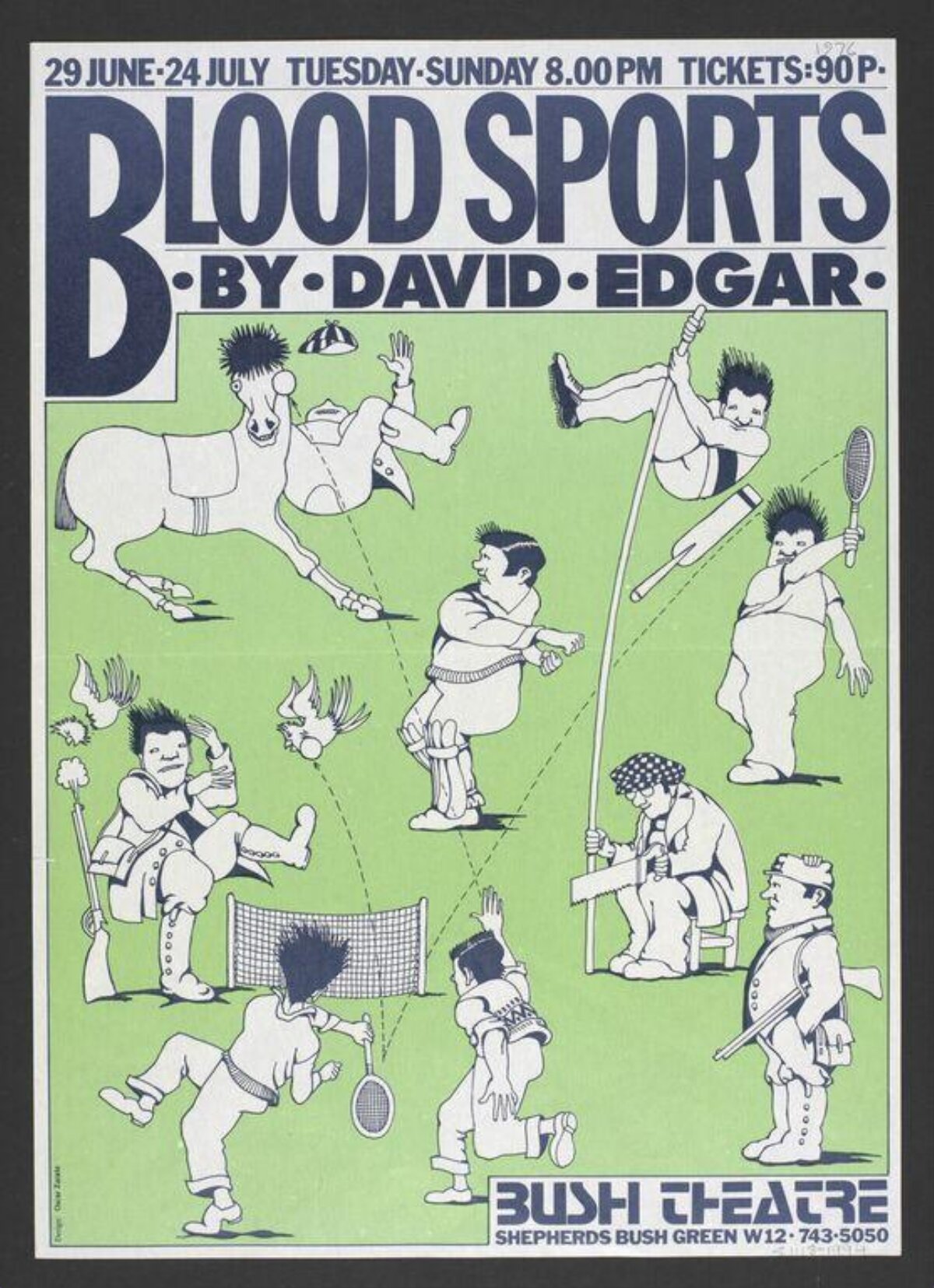 Blood Sports Theatre Play Poster