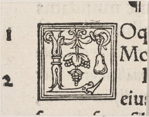 Early Woodcut Printer's Mark