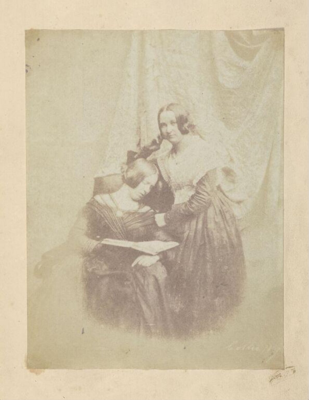 Vintage Portrait of Two Women