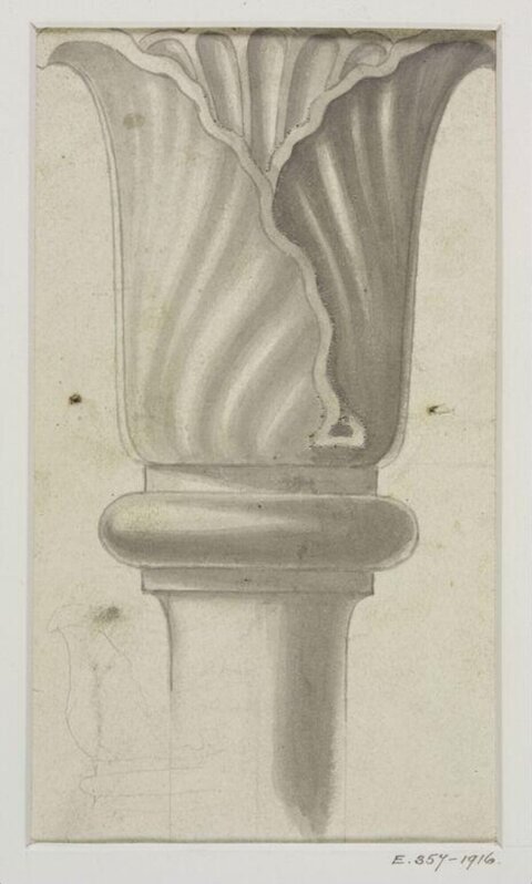 Architectural Sketch of Column Capital