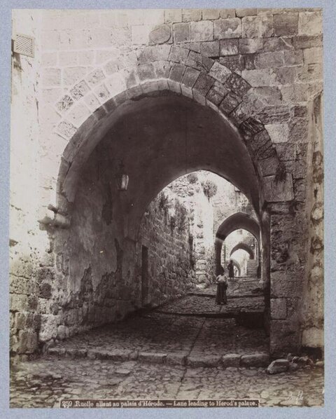 Lane Leading to Herod's Palace