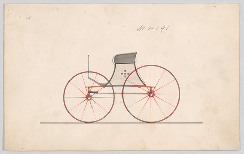 Design Drawing of a Horse-Drawn Carriage