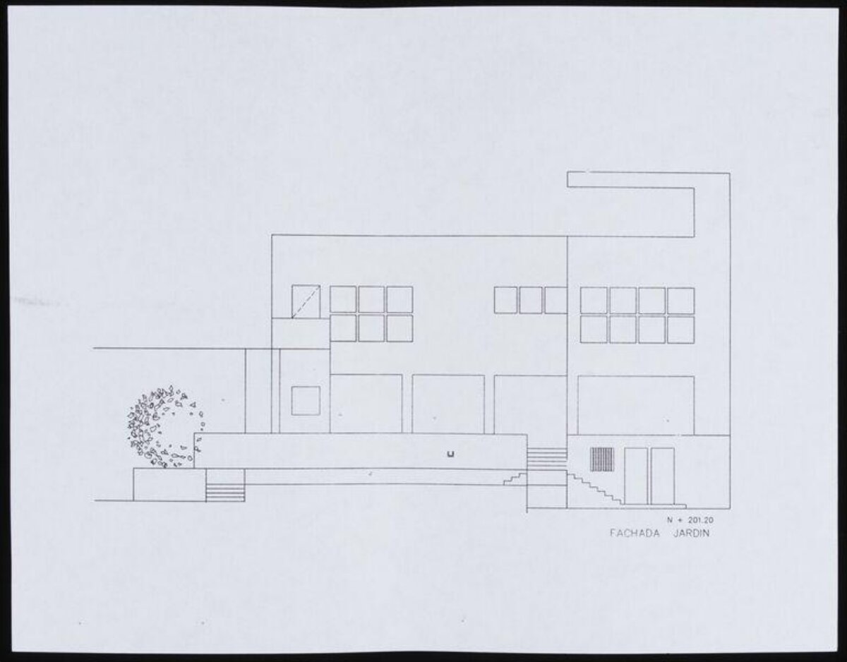 Garden Facade Architectural Drawing