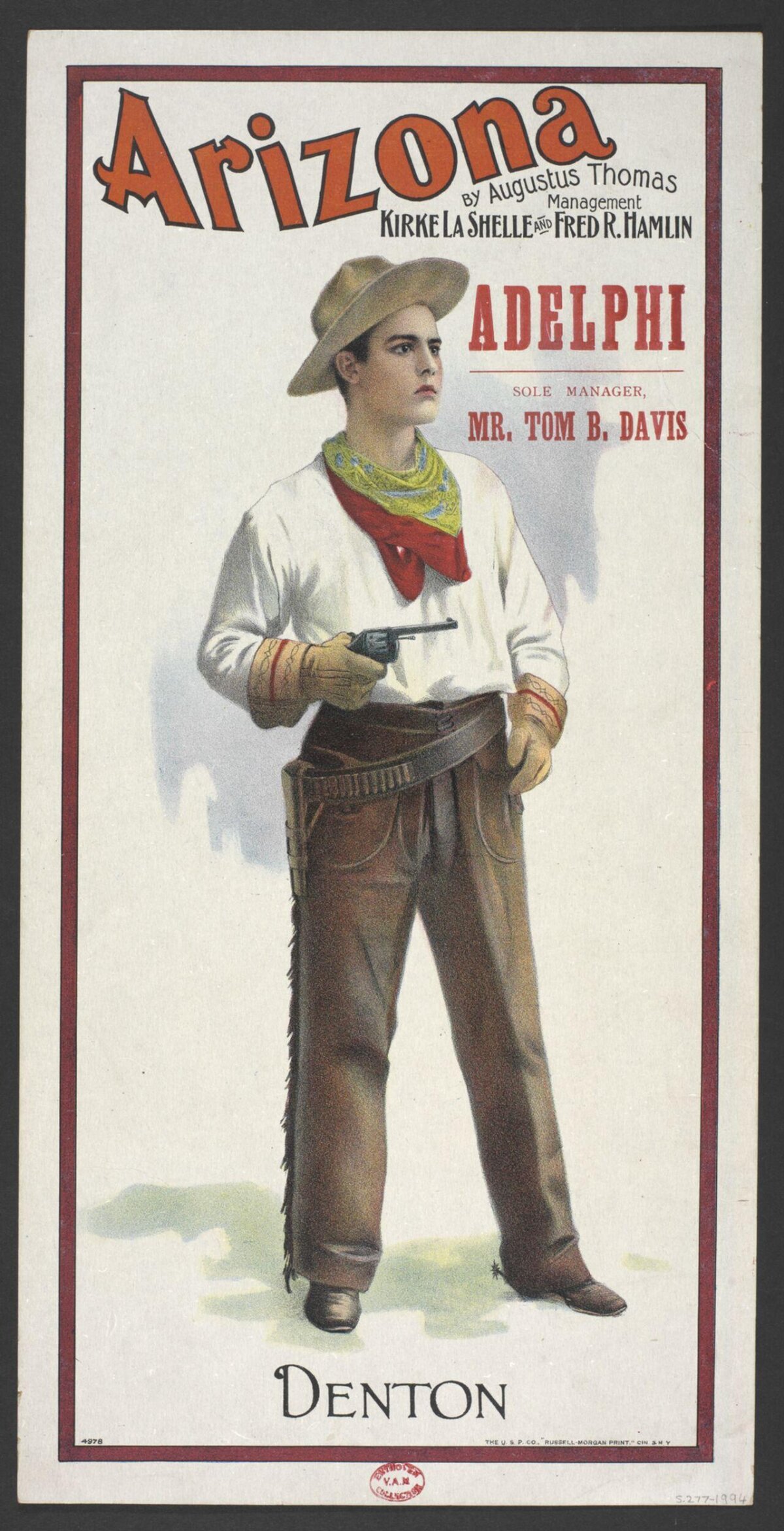 Vintage Arizona Play Theater Poster