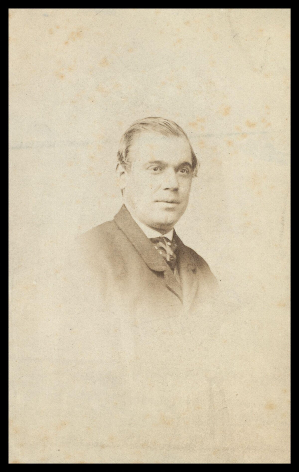 Vintage Portrait of 19th Century Gentleman