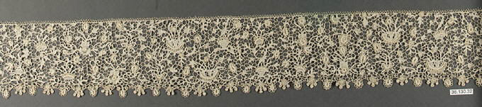 Vintage Handmade Lace Border