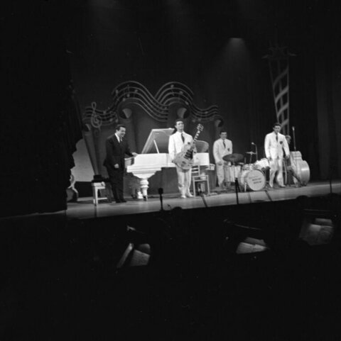 Vintage Band Stage Performance