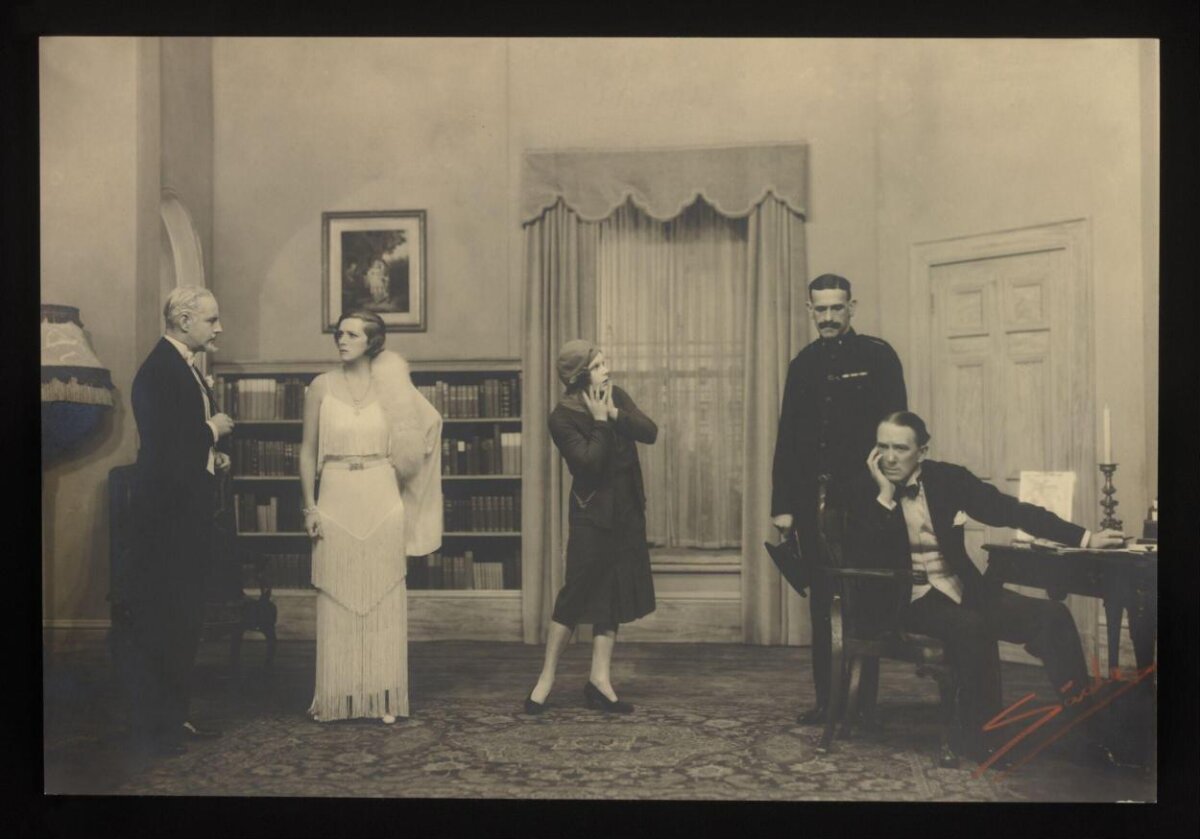 1920s Stage Play Performance Photo