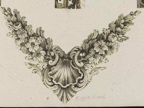 Engraved Floral Garland Ornament