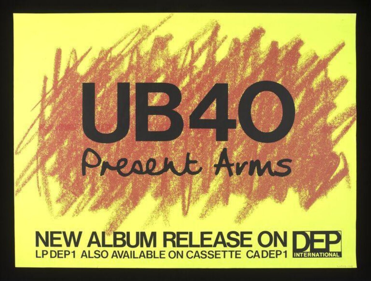 UB40 Present Arms Album Promo Poster