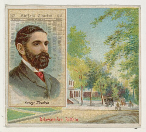Vintage George Bleistein Advertising Card