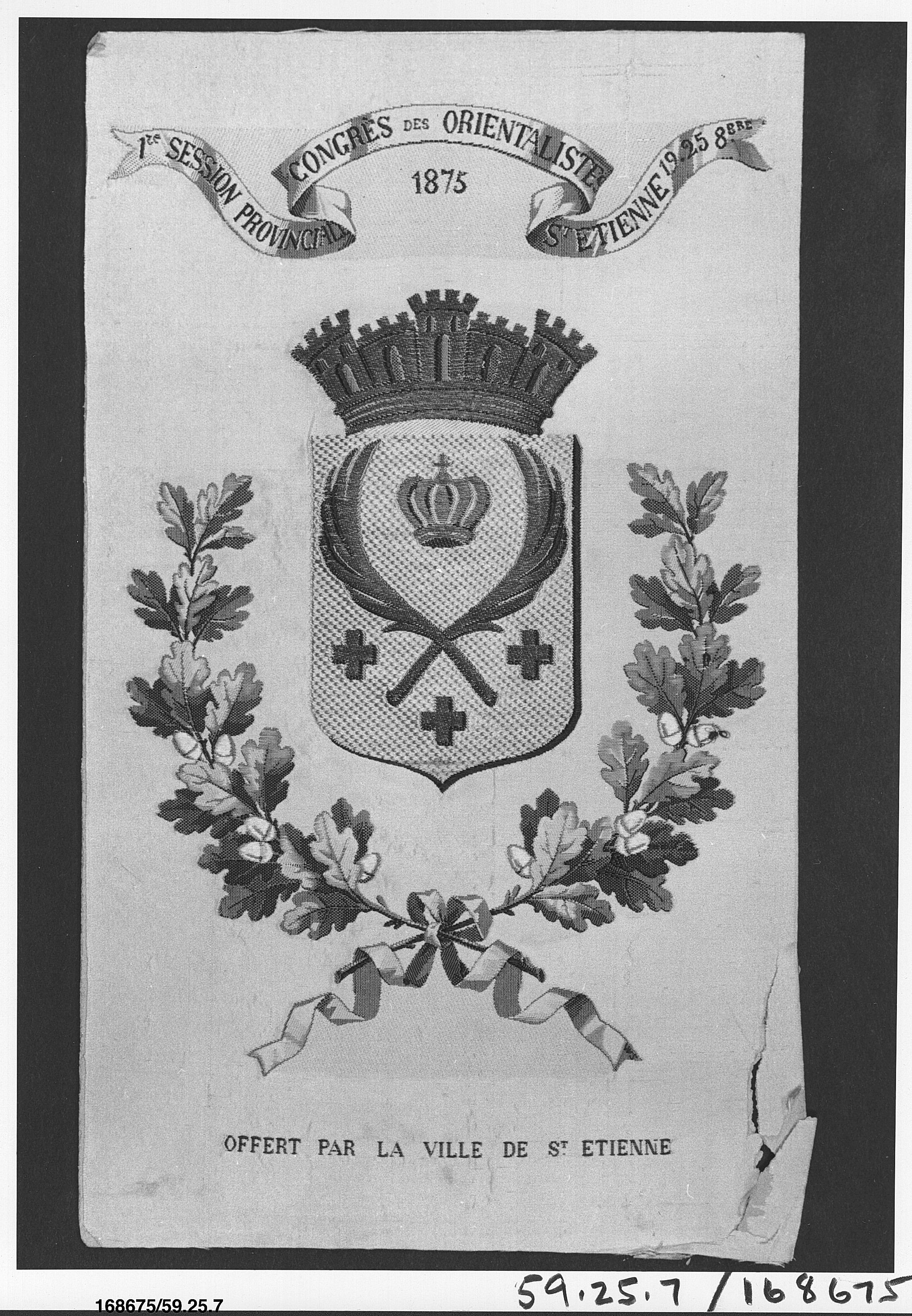 1875 Orientalist Congress Commemorative Badge