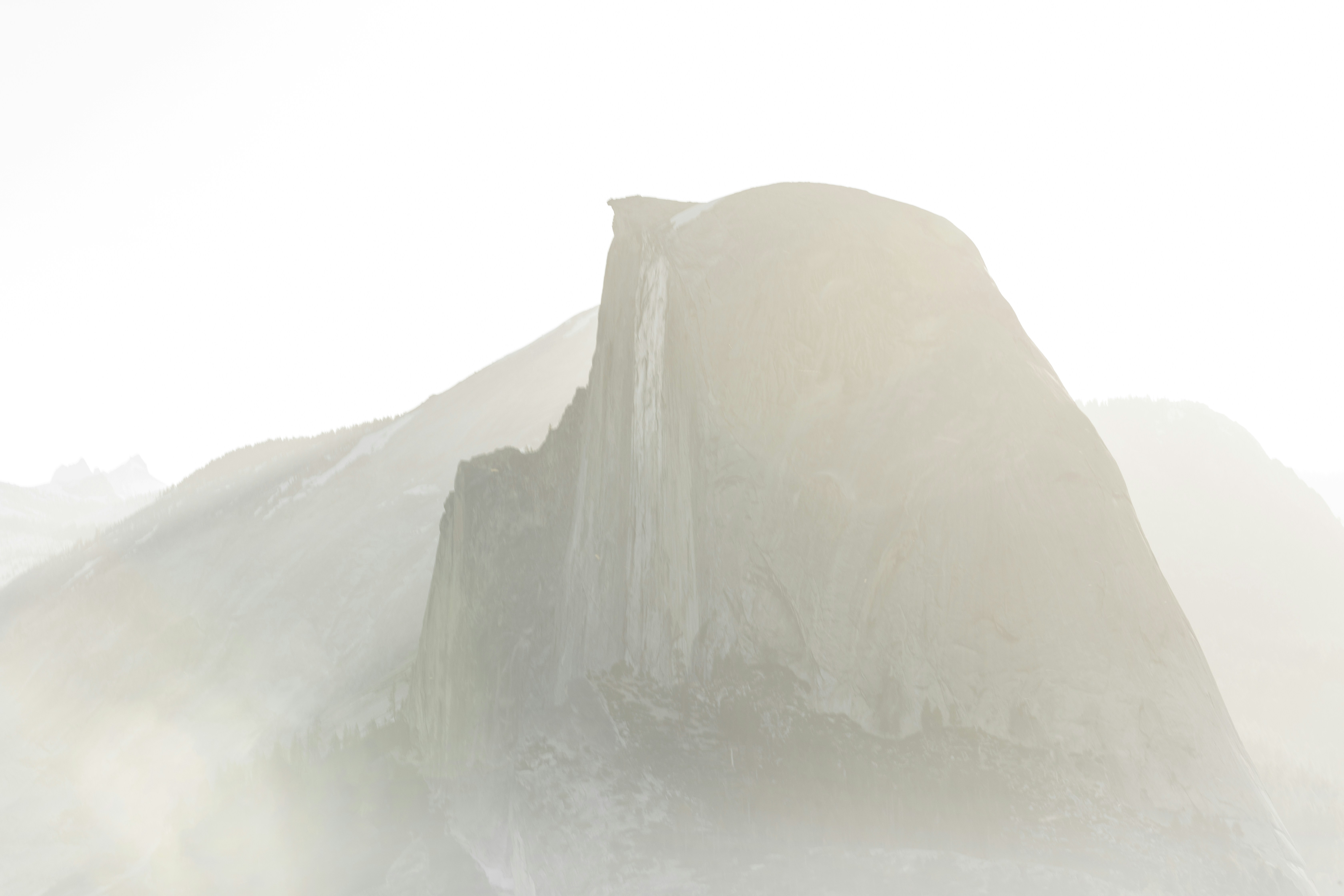 Half Dome Enveloped in Mist