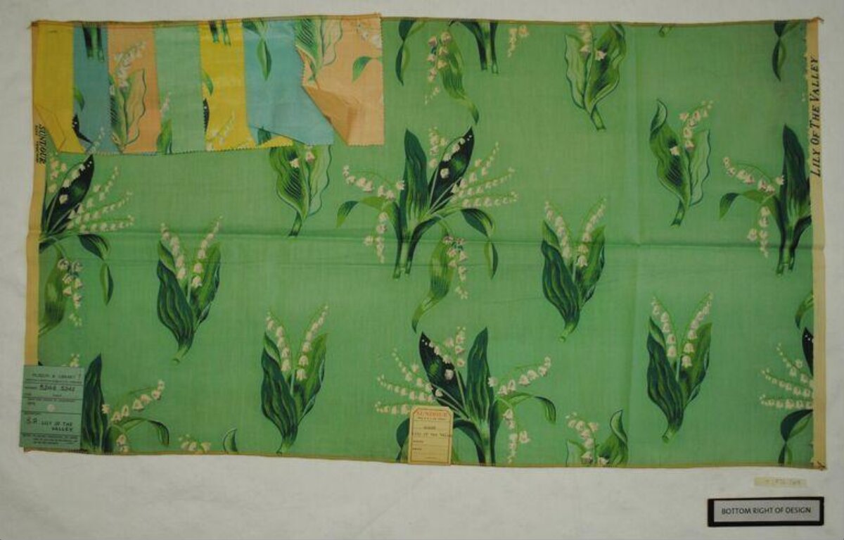 Lily of the Valley Printed Fabric