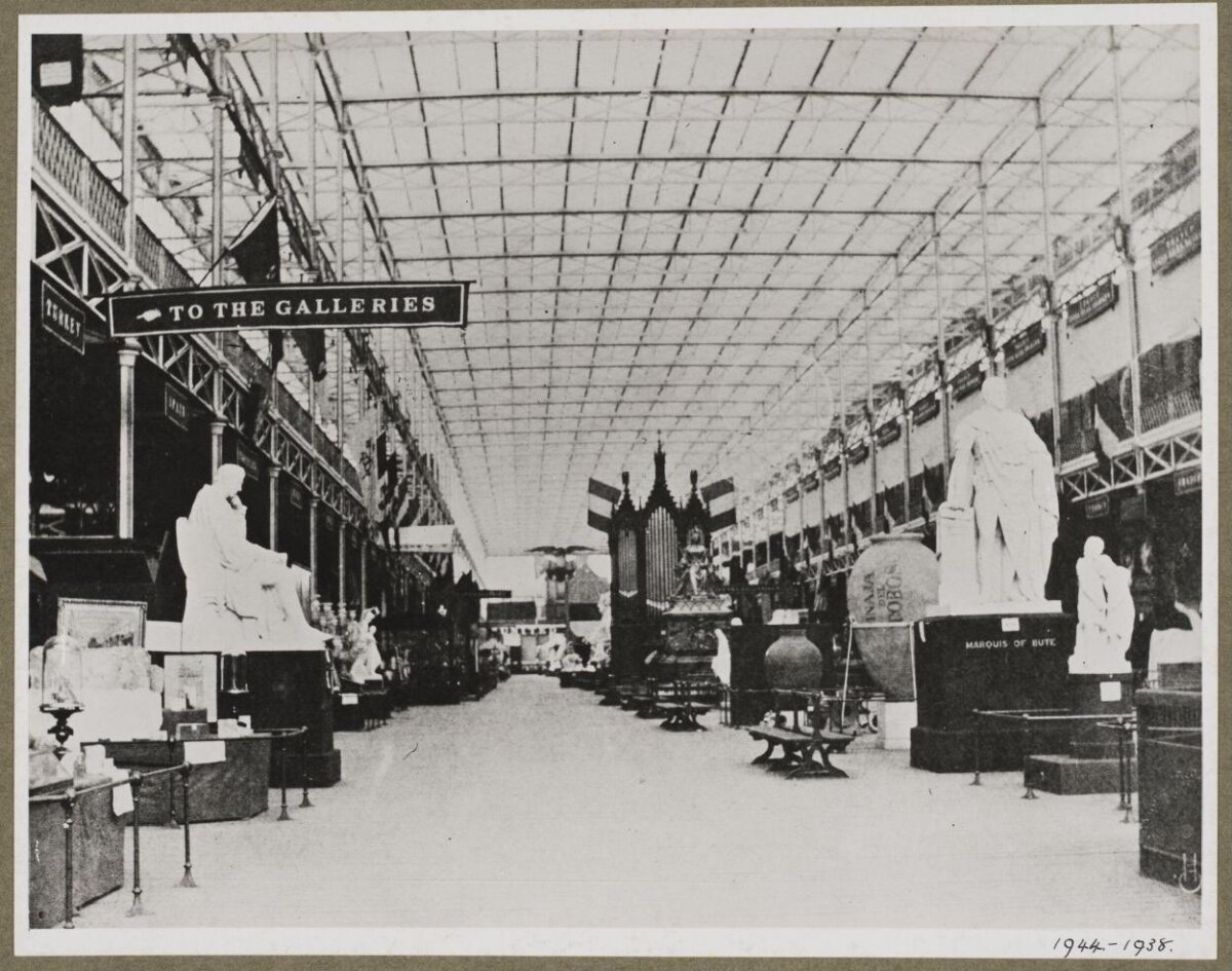 19th Century Exhibition Hall Interior