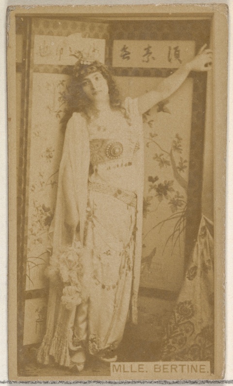 Vintage Portrait of Mlle. Bertine