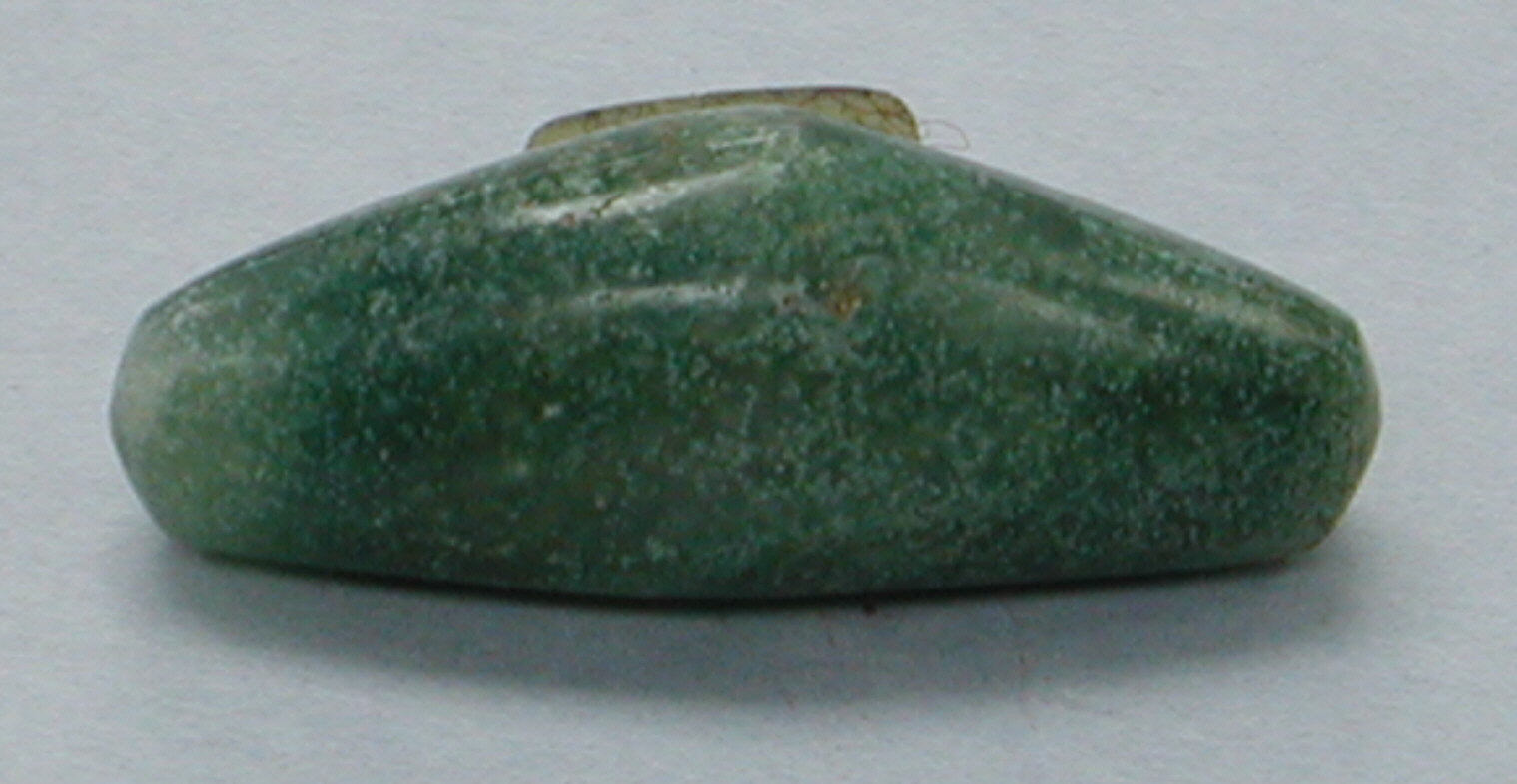 Polished Green Stone Axe Artifact