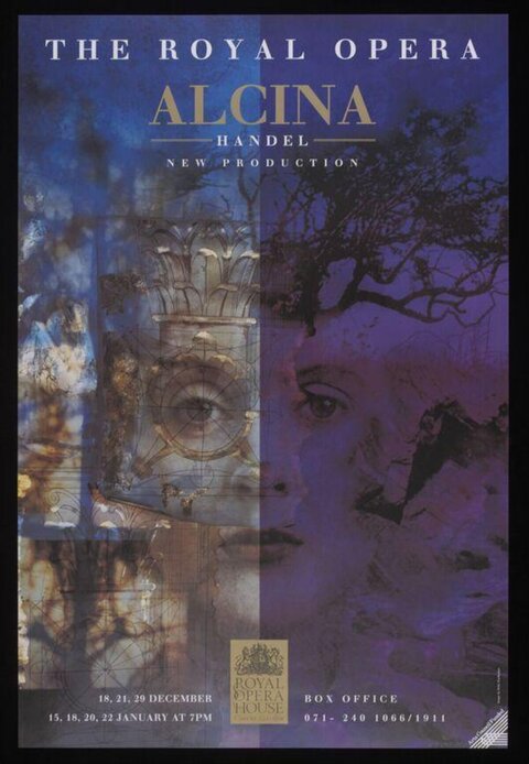 Royal Opera Alcina Performance Poster