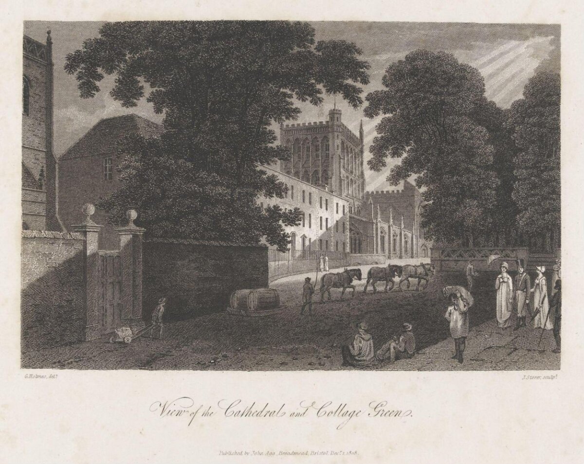 1808 Cathedral and College Green Engraving