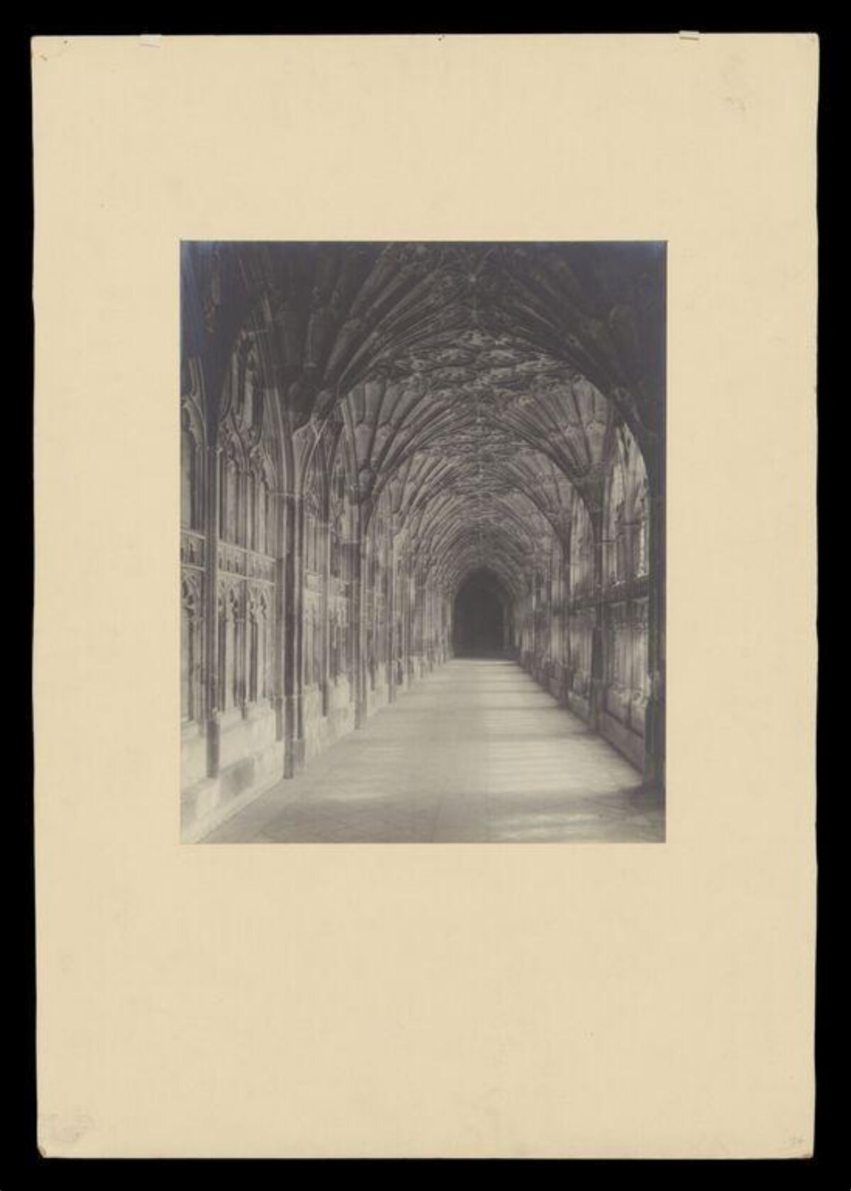 Gothic Cloister Corridor