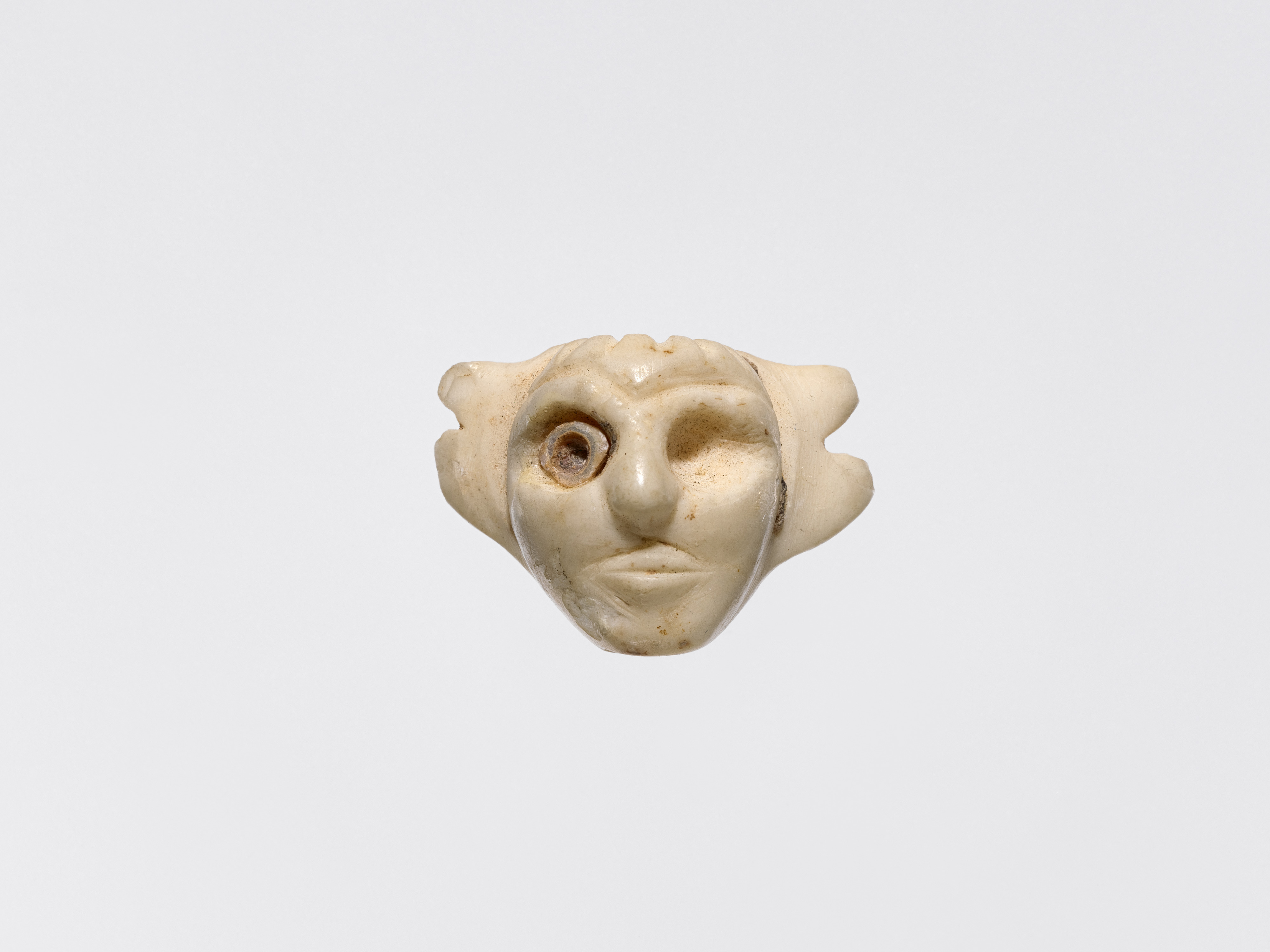 Ancient Carved Human Head Artifact