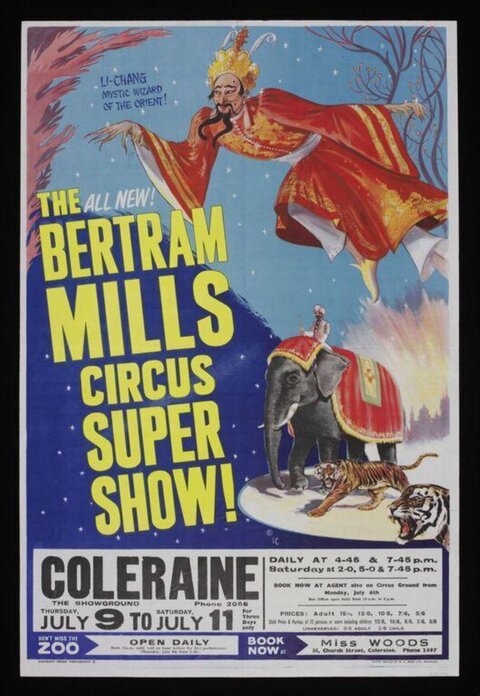 Bertram Mills Circus Super Show Poster