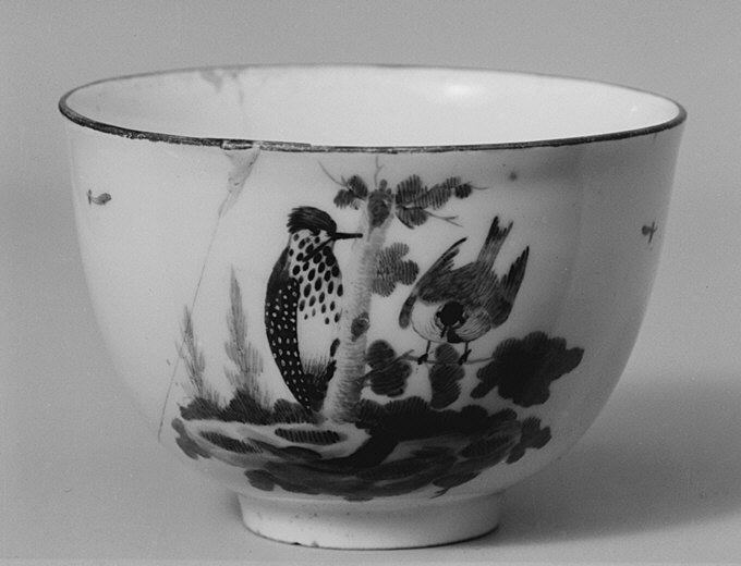 Hand-painted Bird Porcelain Bowl