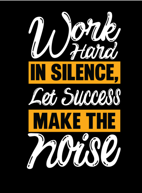 Motivational Work Hard Success Quote