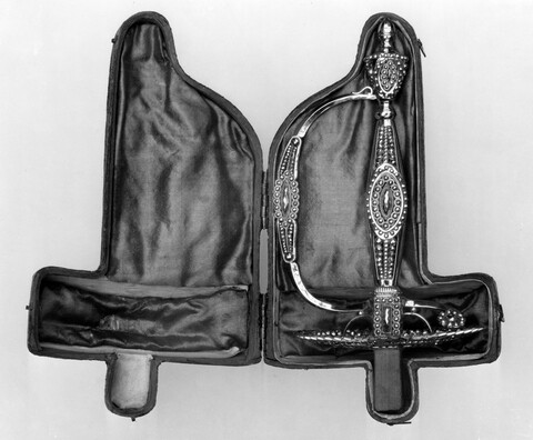 Ornate Ceremonial Sword in Fitted Case
