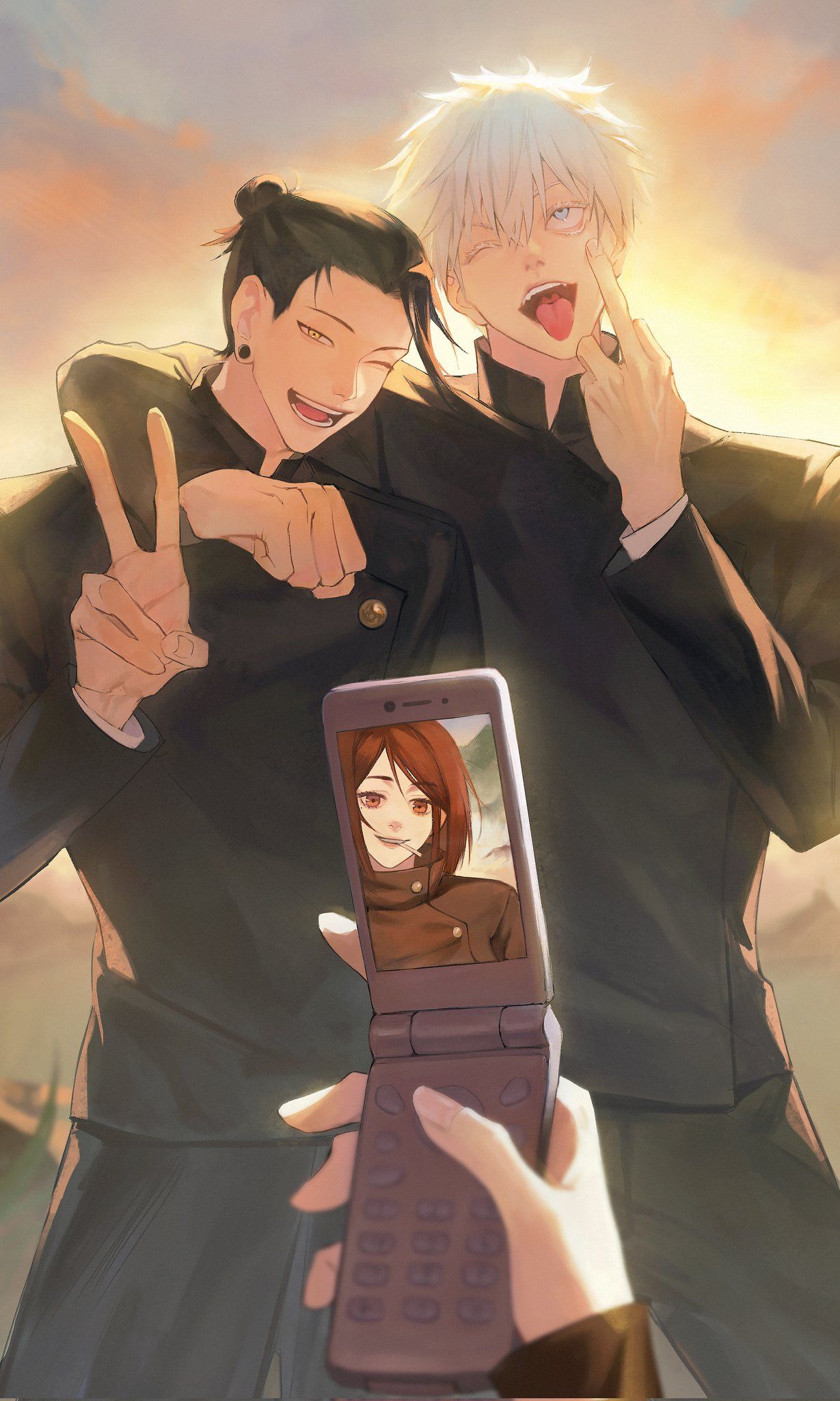 Jujutsu Kaisen Characters Selfie