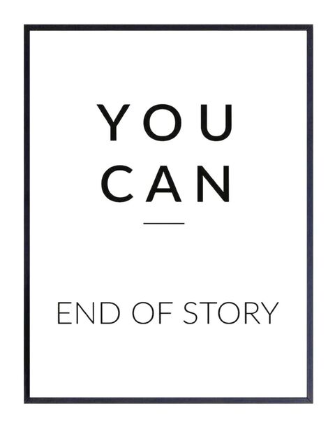 You Can Motivational Framed Art